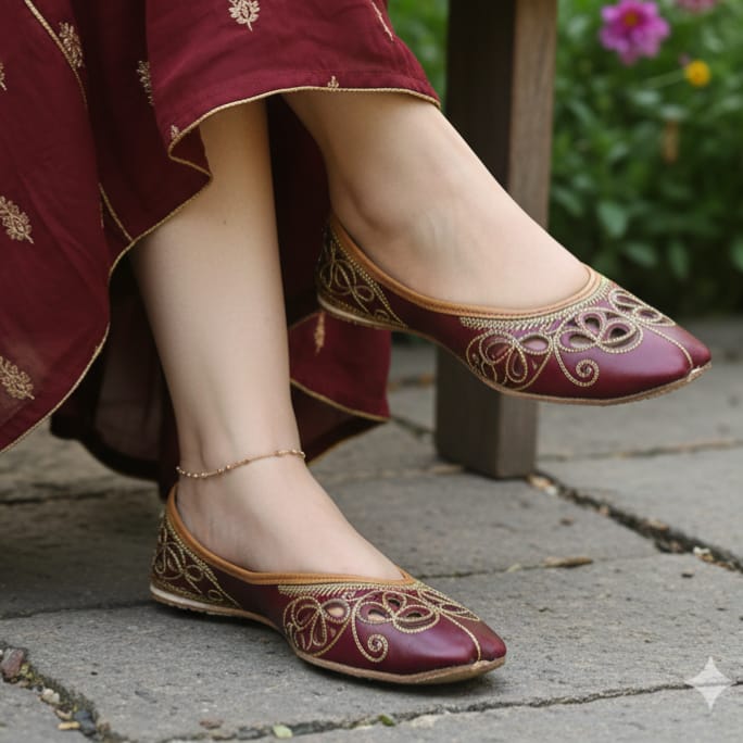 Branded Top-Class Leather Ladies Khussa