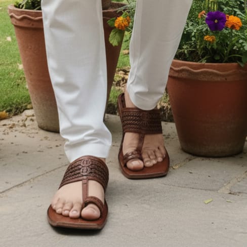 Men’s No.1 & Original Kolhapuri Chappals (Branded)