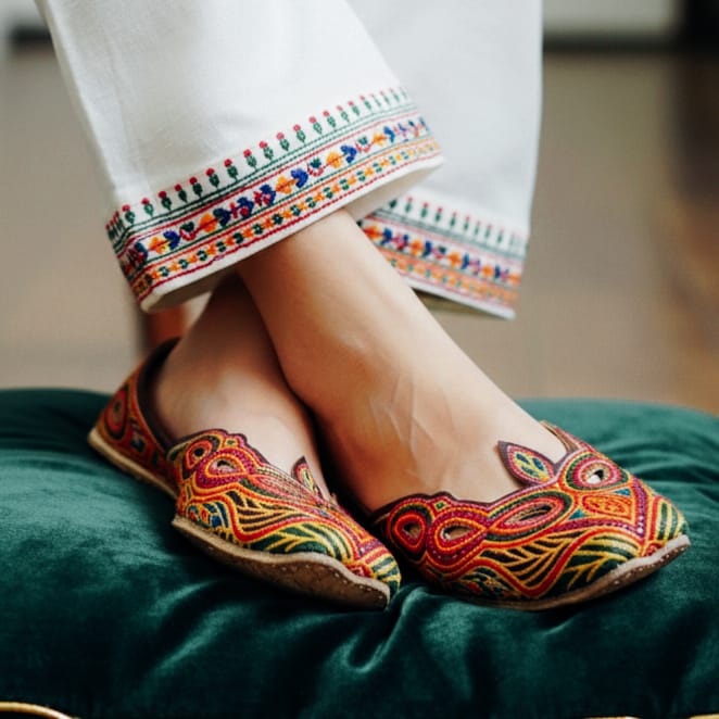 Premium Leather Khussas