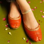 Single Chain Ladies Pure Leather Khussa - Image 6