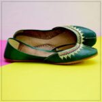 Pure Leather Double Line Necklace Embroidery Khussa - Image 5